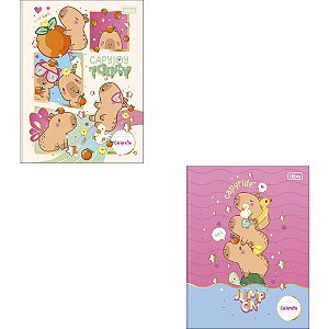 Caderno caligrafia capa dura capyclub 40fls brochura vert. - tilibra (pct.c/05)