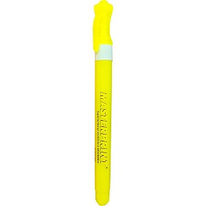 Caneta marca texto mp 614 neon slim amarelo - masterprint (cx.c/12)