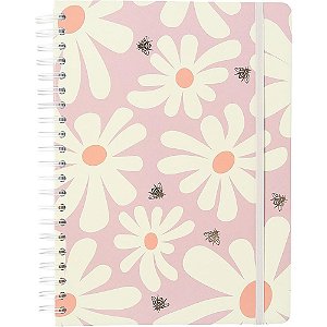 Caderno 10x1 cp.dura colegial melissa pink bloomy 160f - cicero (unidade)