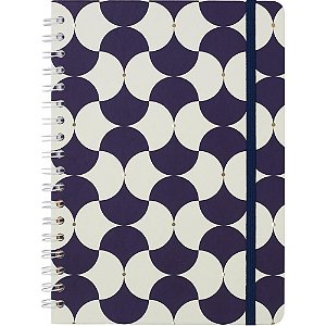 Caderno 01x1 cp.dura colegial bossa nova boemia azul 80fls. - cicero (unidade)