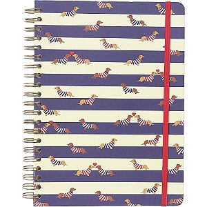 Caderno 10x1 cp.dura colegial praia cachorros 160f - cicero (unidade)