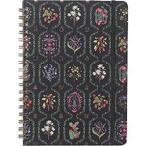 Caderno 01x1 cp.dura colegial jardim preto 80f - cicero (unidade)