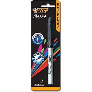 Pincel marcador permanente marking 1.1mm preto - bic (bl.c/01)