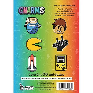 Charms masculino mod.1 p/caderno (sortido) - tamoio (bl.c/06)