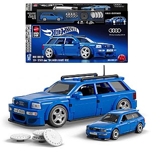 Hot wheels brick shop speed 94 audi avant 1:32 253pc - mattel (unidade)