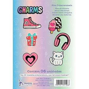 Charms feminino mod.1 p/caderno (s) - tamoio (bl.c/06)
