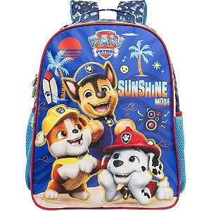 Mochila infantil patrulha canina sunshine r gr - xeryus (unidade)