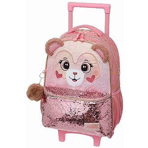 Mochila infantil com rodinha pack me teddy bear - pacific (unidade)