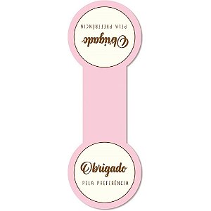 Etiqueta adesiva obrigado p/prefere.110mmx235mm - packpel (pct.c/10)