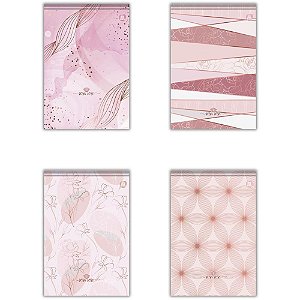 Bloco para rascunho rosa rose 80f - animativa (pct.c/04)