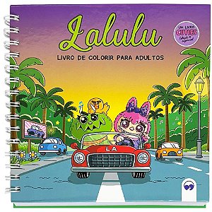 Livro de colorir lalulu cuties 80p cd 21x21cm - vale das letras (unidade)