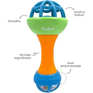 Mordedor e chocalho baby shake atividades (s) - buba (unidade)