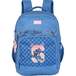 Mochila stitch azul g - luxcel (unidade)