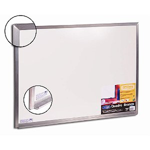 Quadro branco moldura aluminio 060x040cm standard - cortiarte (unidade)