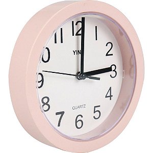 Relogio de parede rendondo 4 cores 15,6cm (s) - tt brasil (unidade)