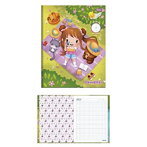 Caderno quadriculado univers. 06x06mm 80f coleg. aritmetica - foroni (pct.c/10)