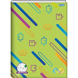 Caderno quadriculado univers. neuro cd 05x05mm 60f - jandaia (pct.c/05)