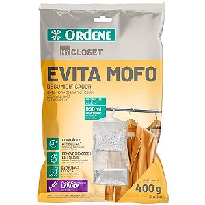Desumidificador evita mofo para armario 400g - ordene (unidade)