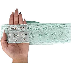 Aviamento bordado ingles c/passafita bc. - nybc (rolo)