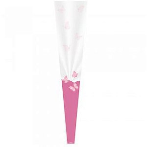 Botao cone butterfly perolizado 12x3x50cm - xingo embalagens (pct.c/100)