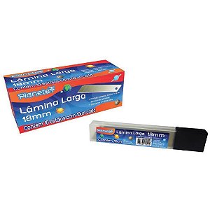 Lamina para estiletes larga 10estx10unid. - v.m.p. (caixa)