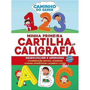 Livro cartilha minha primeira caligrafia abc - online editora (unidade)