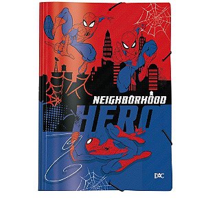 Pasta aba elastica plastica homem aranha s/lombo - dac (pct.c/10)