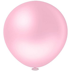Balao gigante fat ball rosa candy - riberball (unidade)