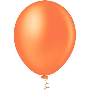 Balao 16 liso laranja - riberball (pct.c/12)