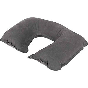 Almofada pelucia pescoco inflavel viagem 45x28c - bel (unidade)