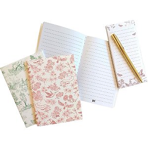 Caderneta decorados 3 cadernos 32f cada - dac (unidade)