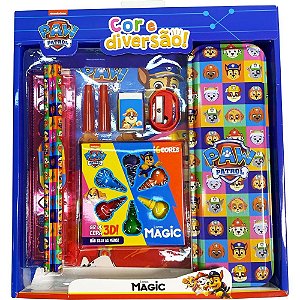 Livro infantil colorir cor e diversao patrulha canina - magic kids (unidade)