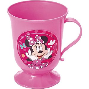 Xicara minnie nuance 250ml rosa - plasutil (unidade)