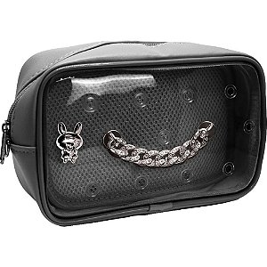 Estojo box itabag com pin+corrente preto - obi do brasil (unidade)