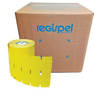 Etiqueta para marcacao gondola 105x30mm 3gaps 45m am - regispel (rolo)