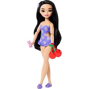 Barbie dream besties renee traje de banho c/aces. - mattel (unidade)