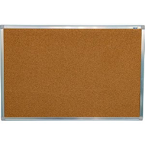 Quadro aviso moldura aluminio cortica aparente 100x070cm - stalo (unidade)
