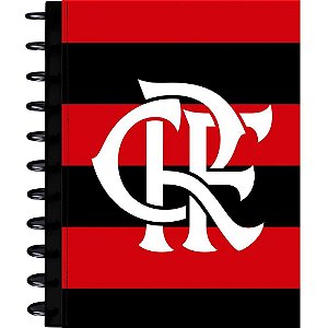 Caderno 01x1 capa dura flamengo mod.2-  disco 80fls - kit (unidade)