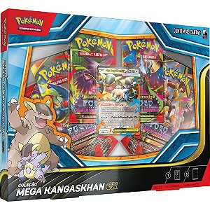 Jogo de cartas pokemon box mega kangaskhan ex - copag (unidade)