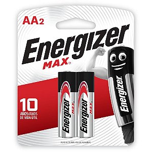 Pilha alcalina pequena aa energizer max - rayovac (bl.c/02)