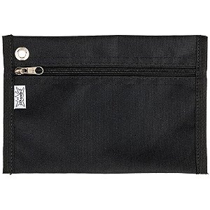Pasta malote nylon 22x16cm mini preta - goodie (unidade)