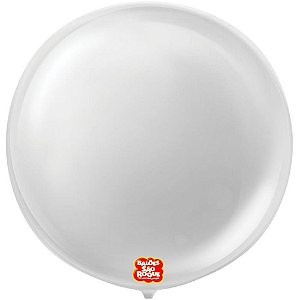 Balao bubble transparente 23cm - sao roque (unidade)