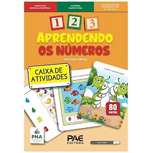 Livro pedagogico 123 aprend.c/numer.16x23 80ati - pae editora (unidade)