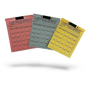 Cartela de rifa c/25 nomes pct.c/50 cartelas - grafica guerra (pacote)