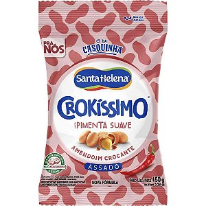 Amendoim crokissimo pimenta suave 150g - santa helena (unidade)