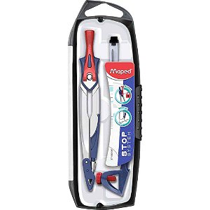 Compasso stop system c/estojo 3pecas - maped (unidade)