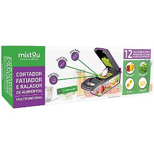 Utensilio domestico cortador/fatiador mult. 12 pcs - santana centro (unidade)