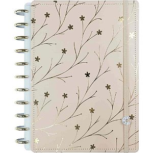 Caderno inteligente grande miss floral 10mat. 140fls 90g - caderno inteligente (unidade)