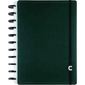 Caderno inteligente grande dark green 10mat. 140fls 90g - caderno inteligente (unidade)