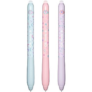 Caneta apagavel cis candy rt 0.5mm t.azul (sortido) - sertic (dp.c/18)